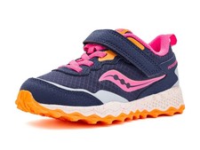 Saucony Unisex-Child Peregrine Kidz Alternative Closure 3.5 Wide Big Kid
