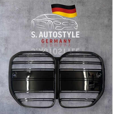 BMW 4er G22 G23 (2020 2023) Kühlergrill Doppelniere Schwarz Glanz M Style Look