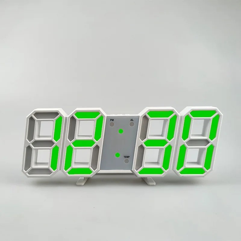 Digital Wall Clock Alarm Settings LED Alarm Clock for Home Office Bedroom featured image