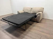 Milano Leather 2 Seater Sofa Bed – Grey
