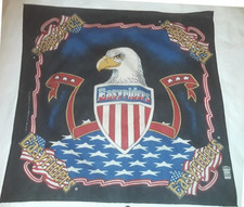 Vintage Easyriders USA Made Motorcycle Pride Eagle Bandana  Pin
