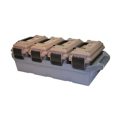 #ad #ad MTM 30 Cal Dark Earth and Army Green 4 Can Ammo Crate AC4C $47.01