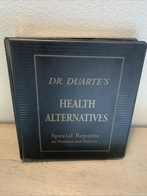 Dr Duarte s Health Alternatives; Special Reports On Nutrition  + 8 Cassettes