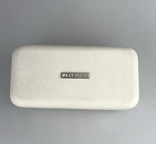 Le Specs Sunglasses Case Only White Large Hardcase Faux Leather