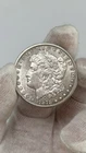 1878 Carson City Morgan Silver Dollar AU+ Ungraded, Toned Reverse Beautiful Coin