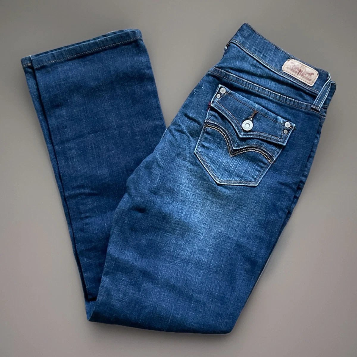 Levi's JEANS FOR WOMEN サイン Signature by Levi Strauss & Co. Cotton Low (6.5-8.5 in) Rise Jeans