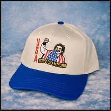 USA Hockey Jack Hughes Natural/Blue Otto Snap...