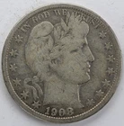VG/F 1908 O Barber Half Dollar