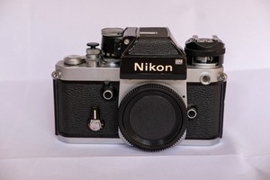 Nikon F2 Photomic 35mm SLR Film Camera Silver Body + Hot Shoe Adapter