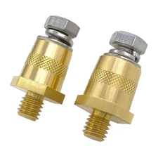 1 Pair M8 Brass Battery Terminal Connector, Side, Top Post Adapter, Extender