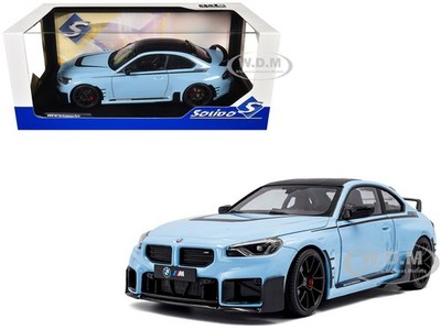 2024 BMW M2 PERFORMANCE ZANDVOORT BLUE 1/18 DIECAST MODEL CAR BY SOLIDO S1812901