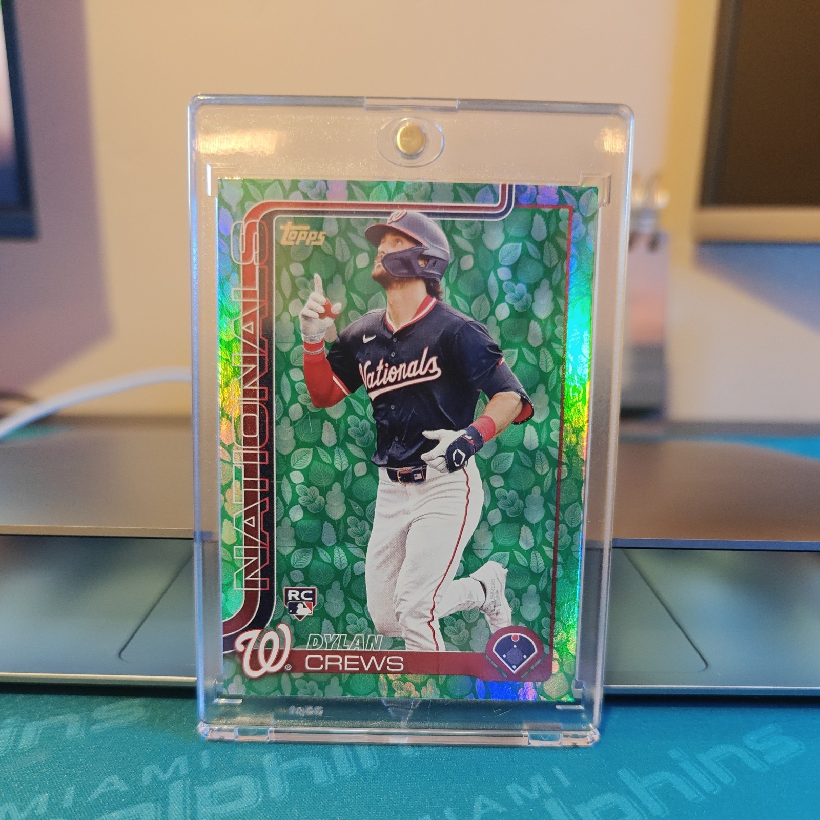 Dylan Crews 2025 Topps Series 1 Easter Holiday Foil Variation RC