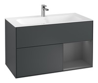Villeroy & Boch Finion Waschbeckenunterschrank FüR Becken Mittig Regal Rechts...