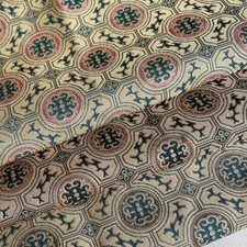 Retro Chinesischer Brokat-Jacquard Stoff 1 Meter Polyester Blumen für Tischdecke