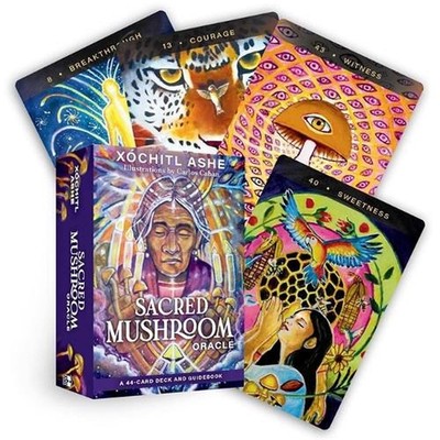 Sacred Mushroom Oracle: A 44-Card Deck and Guidebook by X?chitl Kusikuy Ashe Car
