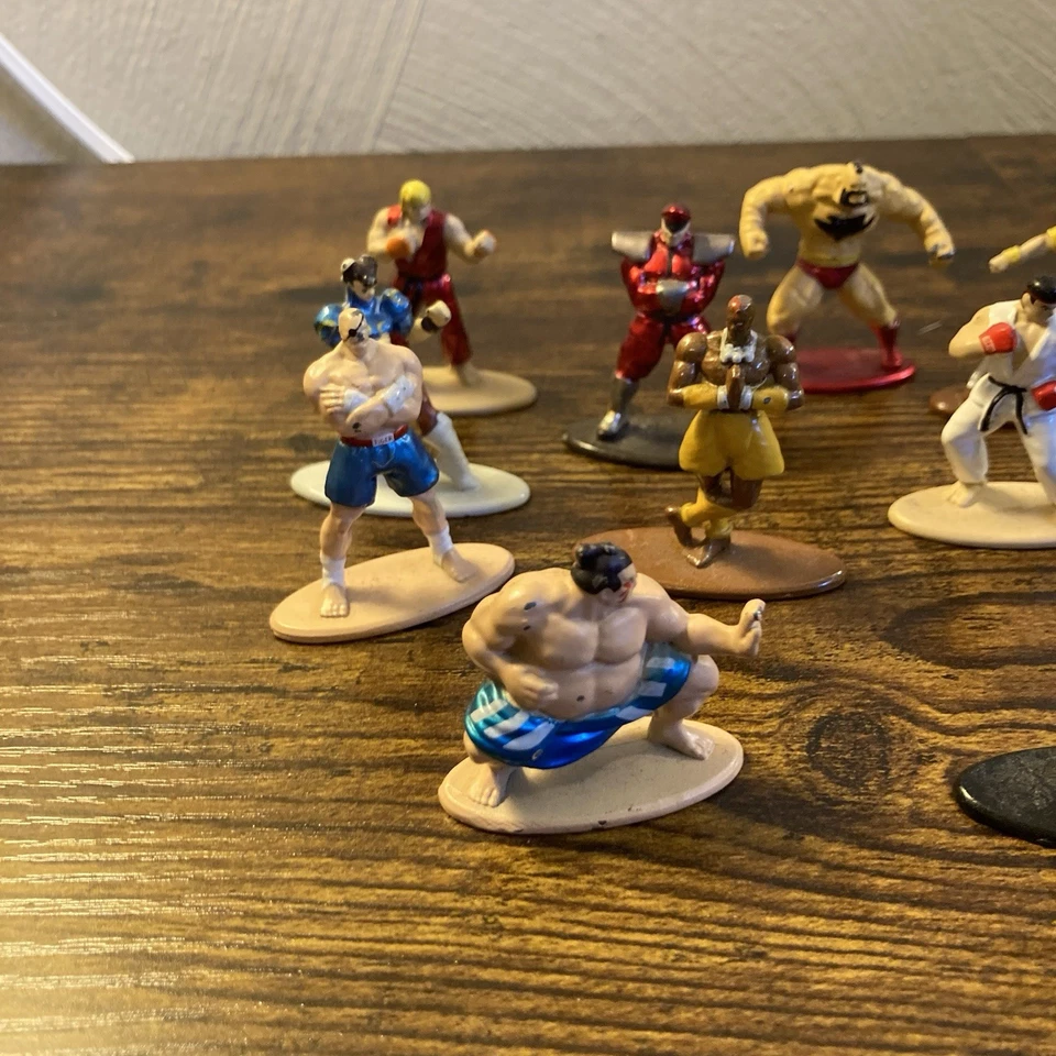 Jada Nano Metalfigs Die-Cast Mini Figuras Street Fighter Campeones Set De 11 Foto 2 de 4