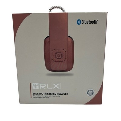 NIB Rose Gold RLX Bluetooth Wireless Stereo Headset Headphones Lifetime Warranty