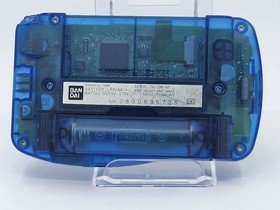 Bandai WonderSwan Crystal BLUE Handheld System - For Parts Or Repair - As Is