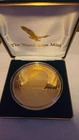 The Washington Mint 2000 Sacagawea 4 oz .999 Silver Round 24K Gold Overlay