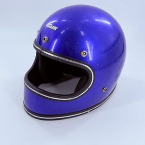 Vintage Grant Blue Full Face Helmet Motorcycle L/XL DOT