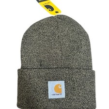 Carhartt Brown Knit Beanie Hat Work Men s One...