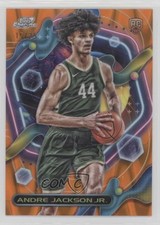 2023-24 Topps Cosmic Chrome Orange Galactic Refractor 15/25 Andre Jackson Jr pe8