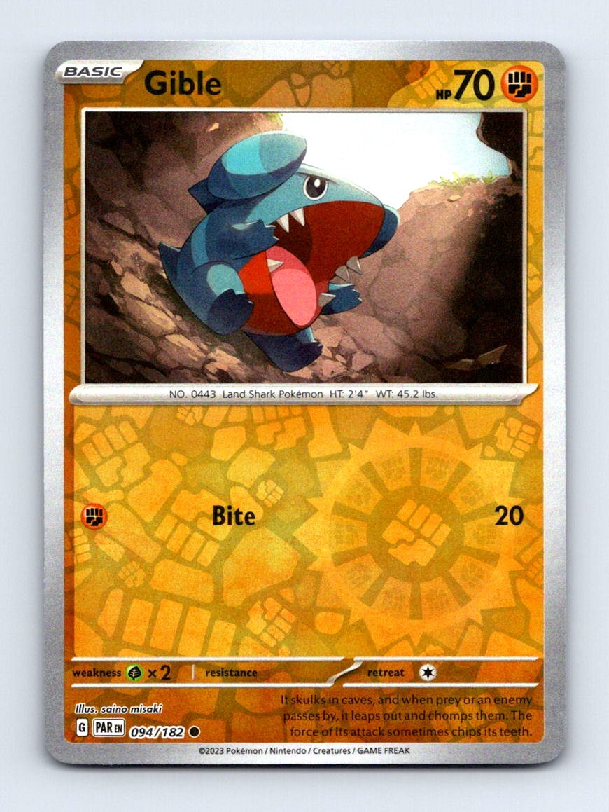 #94 2023 Paradox Rift * Gible Reverse Holo