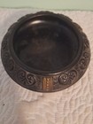 Antique 1920s Japan Tokanabe Black Pottery Art Nouveau 6” Planter Bowl Black — photo 2