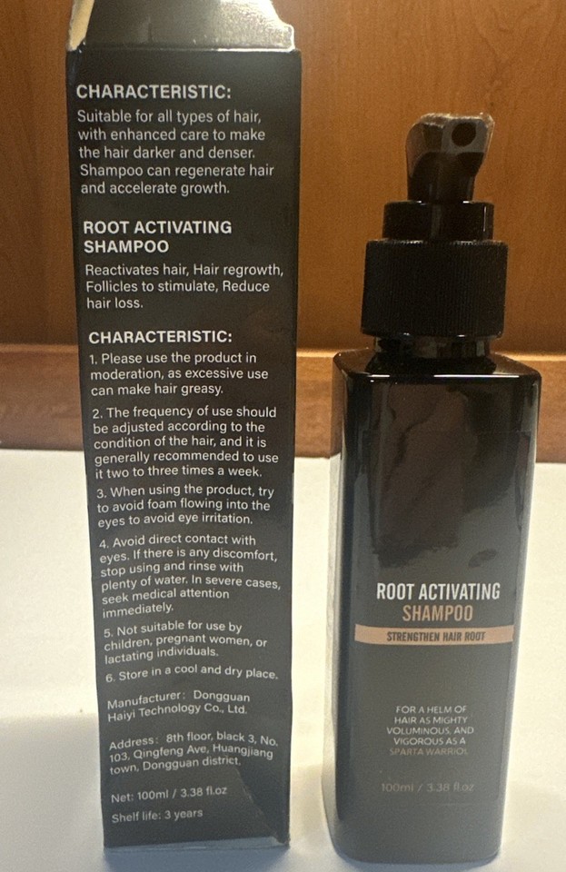Root Sampoo Root Activator Shampoo, SPARTAN Hair Loss Shampoo Root Activator US ...