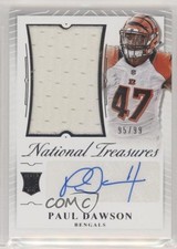 2015 National Treasures Rookie Material Signatures 95/99 Paul Dawson Auto 0a2