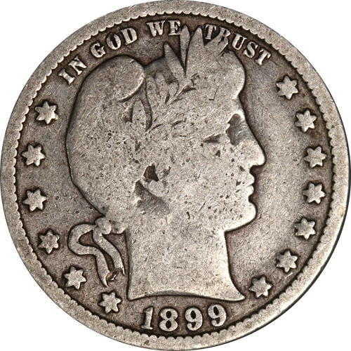 1899-O Barber Quarter