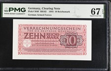 Germany 10 Reichsmark 1944 P M40 Superb Gem UNC PMG 67 EPQ