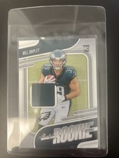 🏈 2024 Will Shipley ARM-WSY Absolute Rookie Materials RC 🔥 Patch MEM