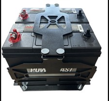 New Dual Group 31 Battery Rack Cage Tray Universal Fitment Holds 2 Group 31s