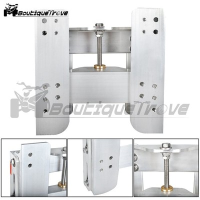 Adjustable 4'' Aluminum Jack Plate Outboard Replace For JPL4400 Boat