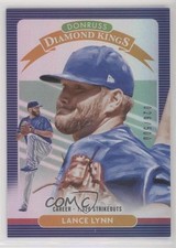2020 Panini Donruss Diamond Kings Career Stat Line 26/500 Lance Lynn #21 uk2