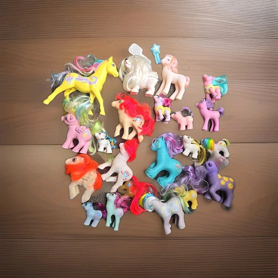 Lote De 21 Cepillos Plus My Little Pony Vintage G1 Años 80 Foto 2 de 4