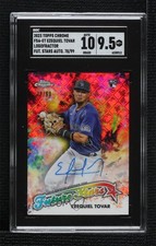 2023 Chrome Logofractor Edition 78/99 Ezequiel Tovar SGC 9.5 Mint+ Auto v9t