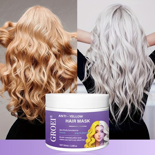 100g Purple Hair Mask Deep Conditioning Keratin Hair Mask Anti-Yellow GX - Picture 2 of 11