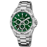 Festina Herrenuhr Edelstahl Silber Festina Multifunktion Armbanduhr UF20623/3