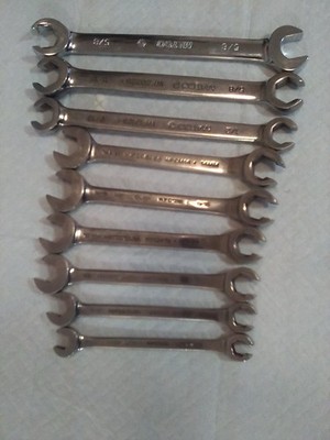 MATCO USA FLARE NUT CHROME WRENCH LOT!!