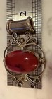 Antique 925 Sterling Silver Red Jasper Pendant Vintage 13.2 Grams Beautiful — photo 6