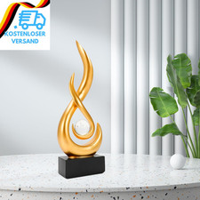 Wingfly Deko Moderne Flamme Skulpturen Dekorationen Für Wohnzimmer, Modern Abstr
