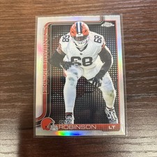 Cam Robinson 2025 Topps Chrome Lightboard Logo Variation Refractor SP #124 