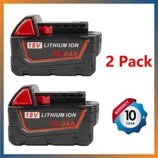 2PACK 12.0AH FOR Milwaukee 48-11-1812 M18 18V Lithium High Output HD12.0 Battery