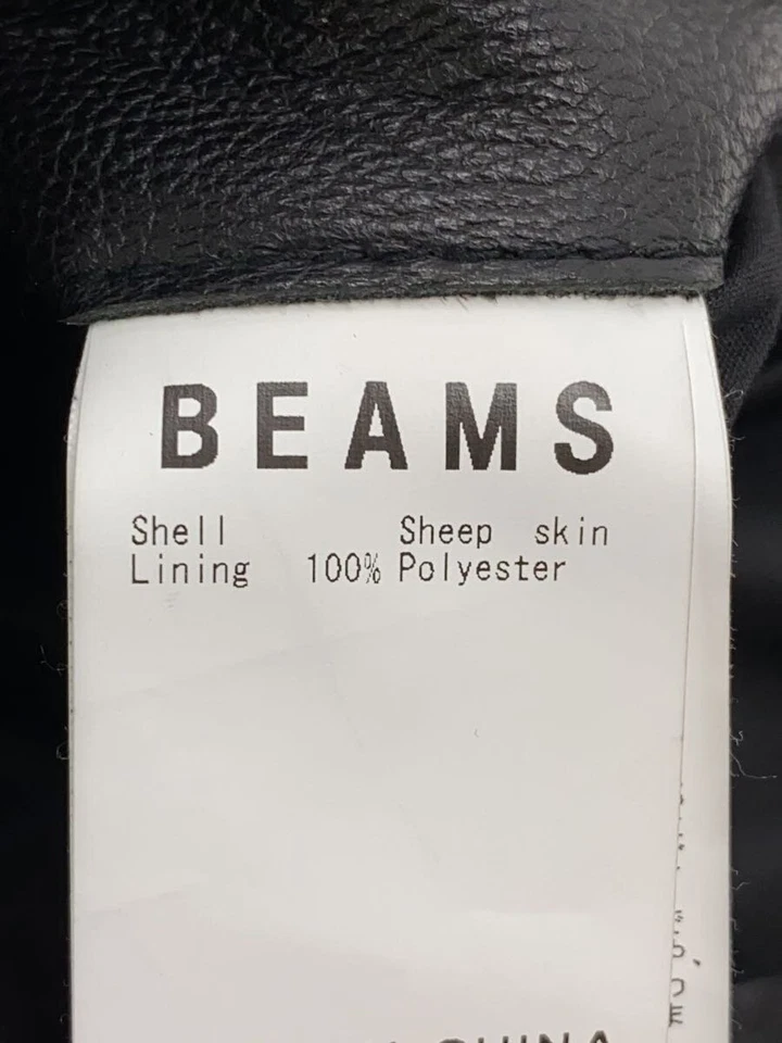 BEAMS Jacket black S Used - Image 4 of 4