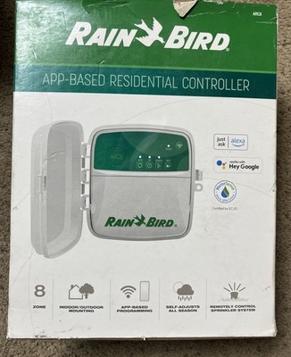  Rain Bird ARC8 8-Zone App Based Indoor/Outdoor Residential Irrigation Controlle