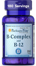 Puritan'S Pride Premium Vitamin B-Complex and Vitamin B-12, Vegetarian Dietary S