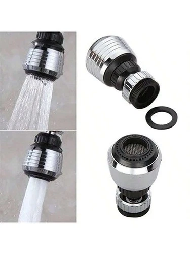 360° Rotate Kitchen Tap Water Faucet Aerator Swivel End Diffuser Adapter Filter.