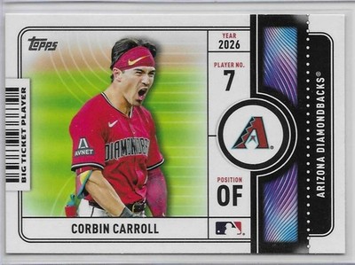 2026 Topps Series 1 Corbin Carroll #BTP-6 Big Ticket Player